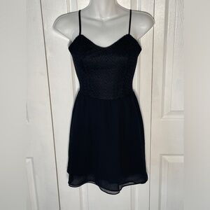 Candie’s Black Mini Back Cutout Dress